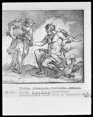Ganymed bedient Jupiter