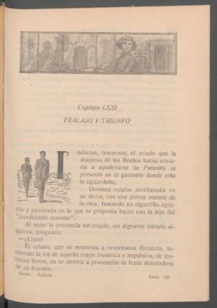 Capítulo LXXI - Fracaso y triunfo