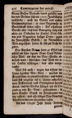 476-486, Eine Parthey Raitzen hatte zu Esseck das naechst ...