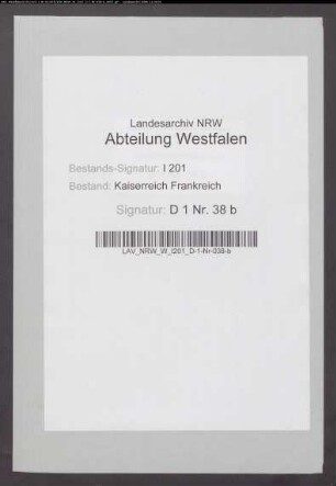 Verjährung.