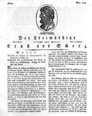 Nro. 205., Sonnabend den 13. Oktober