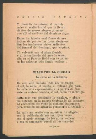 Viaje por la ciudad