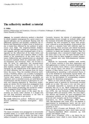 The reflectivity method: a tutorial