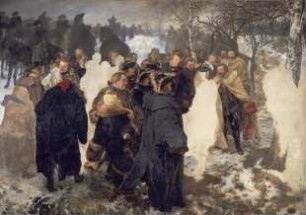 Ansprache Friedrichs des Großen an seine Generale vor der Schlacht bei Leuthen 1757. Unvollendet