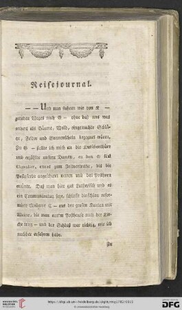 Reisejournal