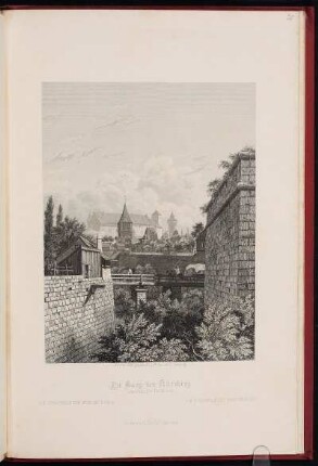Die Burg von Nürnberg Vom Neuen Thor Aus. - Burg Nürnberg, Nürnberg