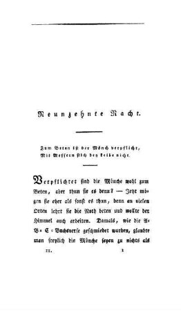 Neunzehnte Nacht