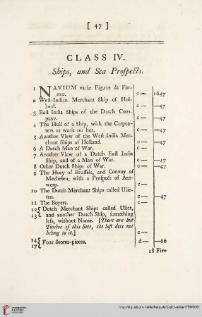Class IV: Ships, and Sea Prospects