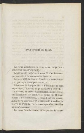 Vingt-Troisième Runa.