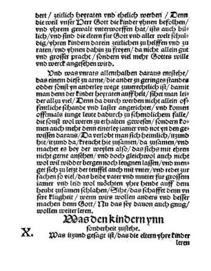 Was den kindern ynn sonderheit zustehe. X.