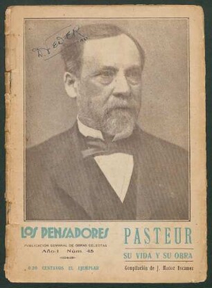 [Fotografía de] Pasteur