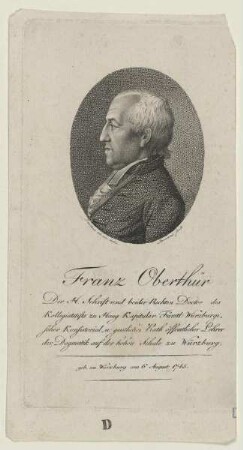 Bildnis des Franz Oberthür