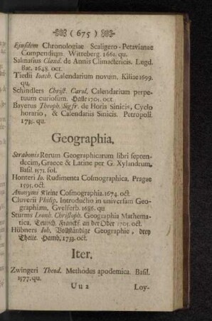 Geographia.