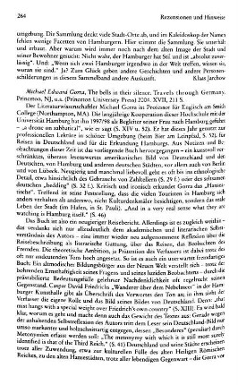 Gorra, Michael Edward :: The bells in their silence, travels through Germany / Princeton, NJ u.a., Princeton University Press, 2004