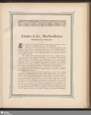Schuster & Co., Markneukirchen Musikinstrumenten-Manufaktur