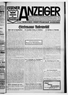 Essener Anzeiger. 1919-1940