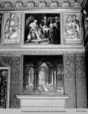 Stadtallegorie von Novara und Genua - Allegoria di Novara e Genova