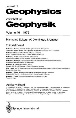 46: Journal of geophysics
