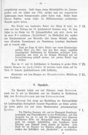 V. Apotheke.