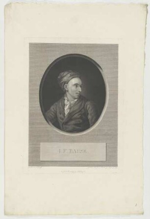 Bildnis des I. F. Bause