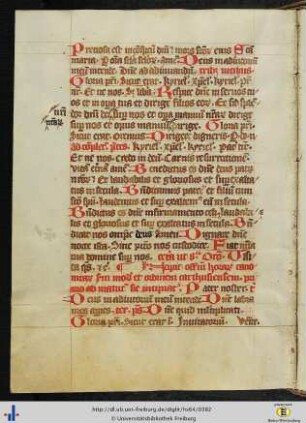 [190v - 192v] Officium horarum canonicarum secundum modum et ordinem Carthusiensem.