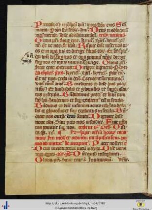 [190v - 192v] Officium horarum canonicarum secundum modum et ordinem Carthusiensem.