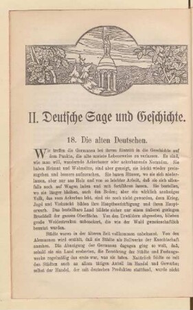 II. Deutsche Sage und Geschichte