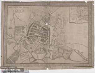 Neuester Grundriss der Stadt Leipzig