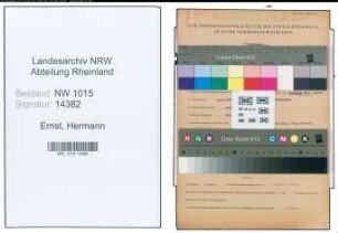 Entnazifizierung Hermann Ernst , geb. 12.02.1886 (Arbeiter)