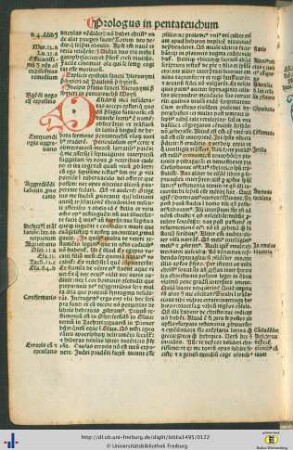 Prefatio sancti Hieronymi presbyteri in pentateuchum Moysi