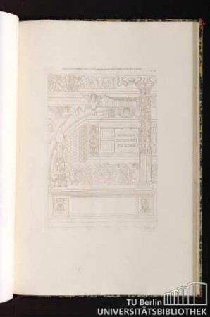 Pl. 4. Détails Du Tombeau De H. Basso Dans L'Eglise De St.e Marie Du Peuple A Rome.