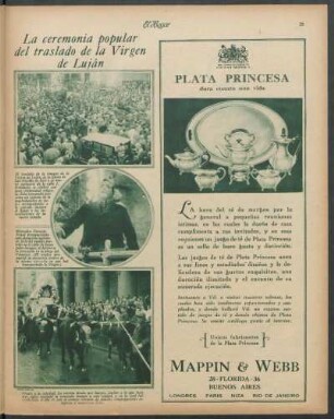 La ceremonia popular del traslado de la Virgen de Luján
