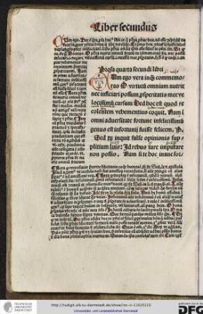 Prosa quarta secundi libri