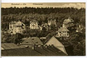 Bodenbach. Villenviertel