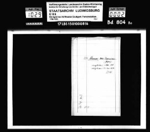 Scherzer, Otto; Hofmusiker (Geiger); ausgesch.: 1854