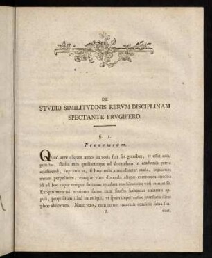 1-13, §. 1. Prooemium. - §. 7. Consilium primum in animi delecatione ponitur.