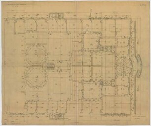 Fischer, Theodor; Wiesbaden; Museum - Bauteil F I. (Grundriss)