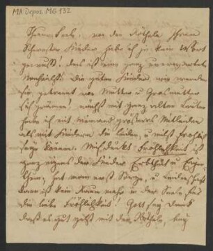Brief an Friedrich de La Motte-Fouqué, o.D. [nach 1830]