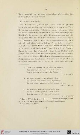IV. Alanus als Dichter