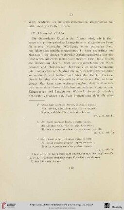 IV. Alanus als Dichter
