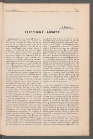 Francisco E. Álvarez