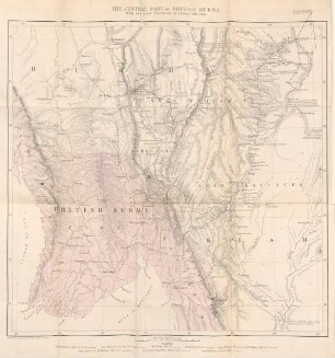 The central part of British Burma
