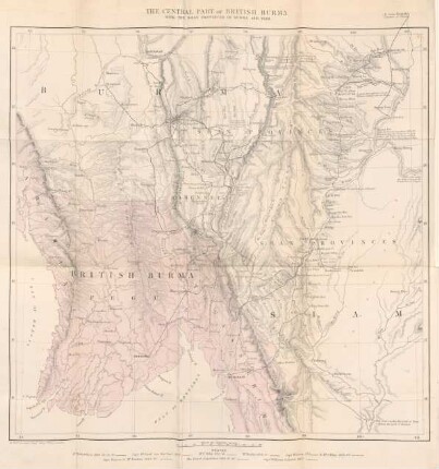 The central part of British Burma