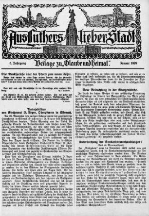 Amtsjubiläum von Kirchenrat D. Arper, Oberpfarrer in Eisenach