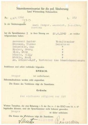 Berger, Karl