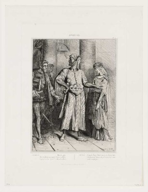 Honnête lago..., Blatt 4 der Folge „Othello-Zyklus“