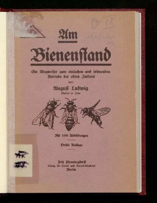 Am Bienenstand : ein Wegweiser zum einfachen und lohnenden Betriebe der edlen Imkerei