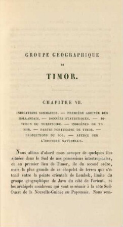 Chapitre VII. Indications sommaires. - ...