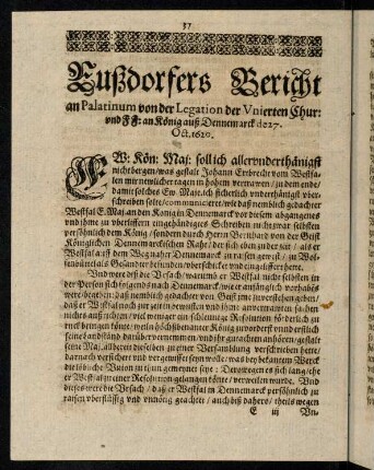 37-57, Eußdorfers Bericht