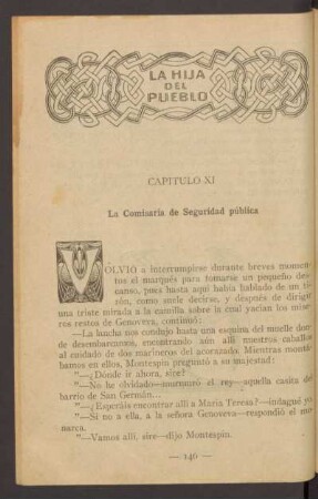 Capítulo XI - La Comisaría de Seguridad pública